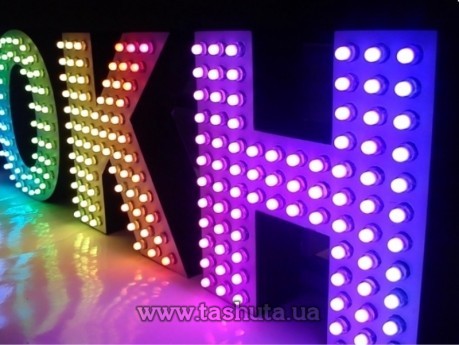 Litery LED z diodami SMART, h-700mm