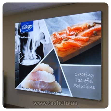 Kaseton tekstylny 80x120 cm z podświetleniem wewnętrznym, grubość 5cm
