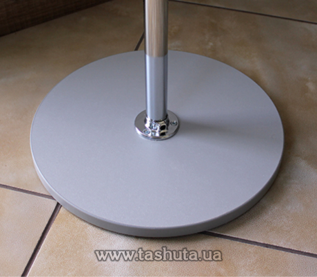 Стійка на хромованій нозі для буклетів А4 формату