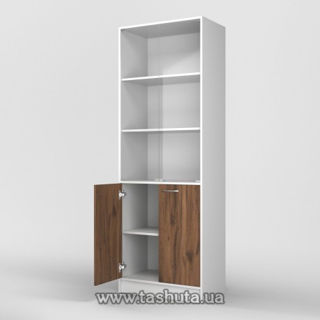 Шкаф для документов (стекло) 70х200х35см
