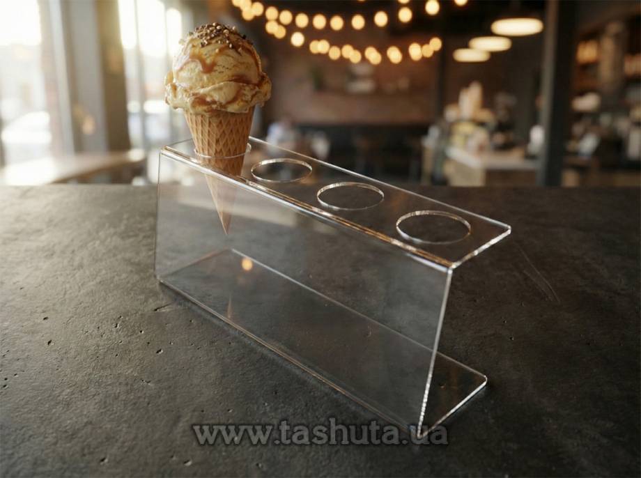 Ice Cream Cone Stand for 4 Cones