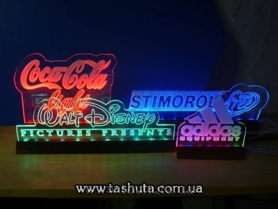 Slim "Acrylic Light" Panel with Laser Engraving, 850x500mm