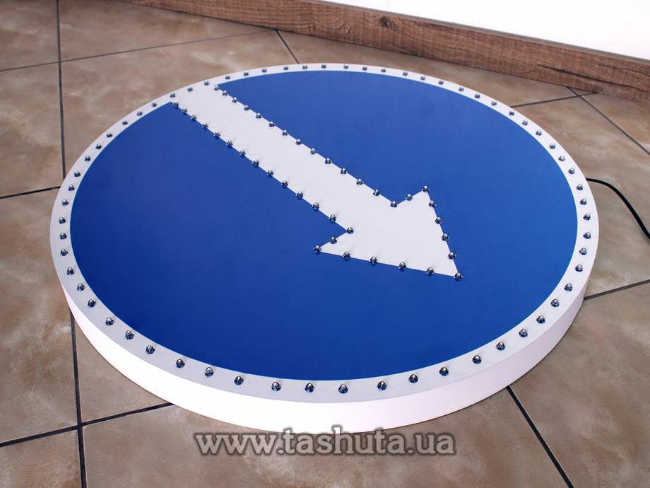 "Detour" LED Road Sign 700x700mm
