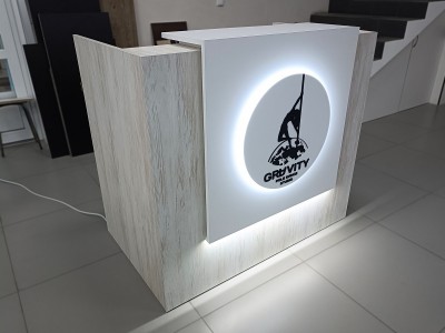 Modular Front Desk, Registration Desk, 120x110x74cm
