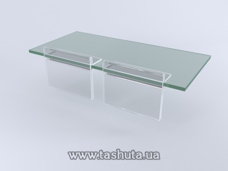 Uchwyt wiszący na cenówkę do szkła 70x50 mm