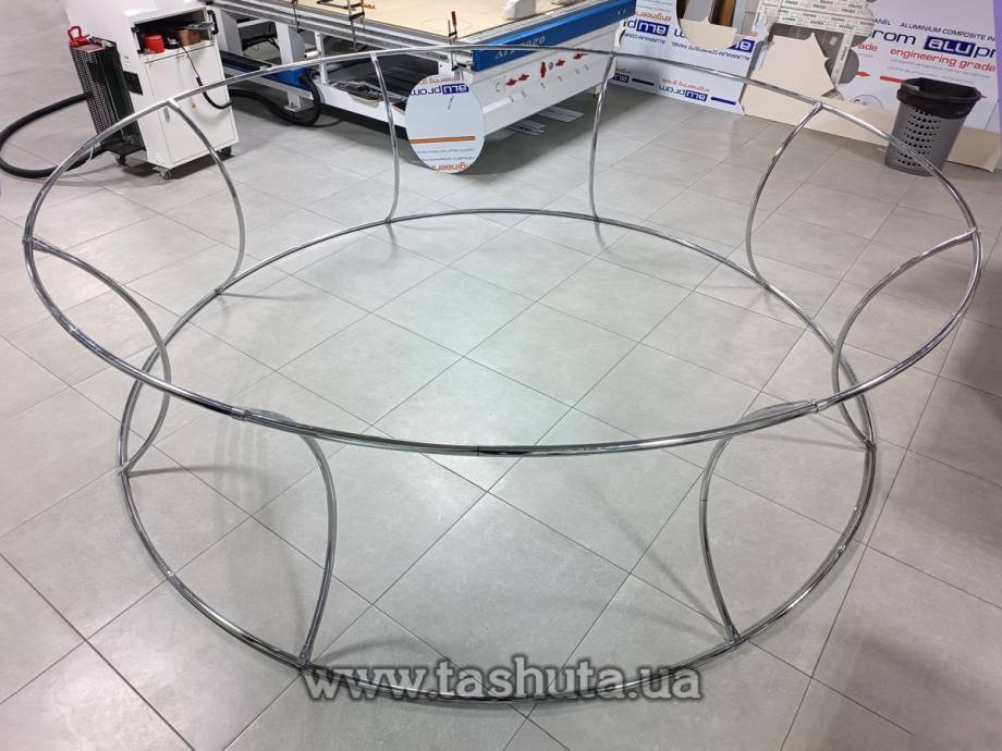 Подвесной рекламный дисплей (круг), 2х0,8 м