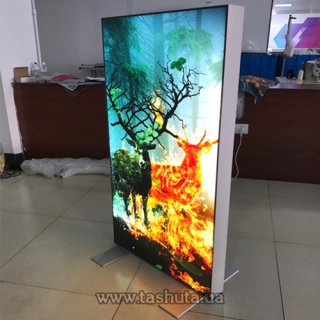 Kaseton tekstylny świetlny 80x120 cm, grubość 10cm, DWUSTRONNY