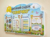 купить по низкой цене Стенд информационный фигурный, объемный в Киеве