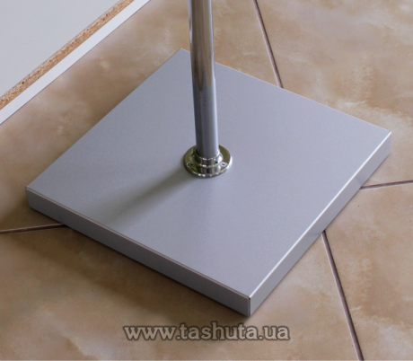 Стійка на хромованій нозі для буклетів А4 формату