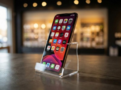Подставка под смартфон с ценникодержателем, 95х70х60 мм