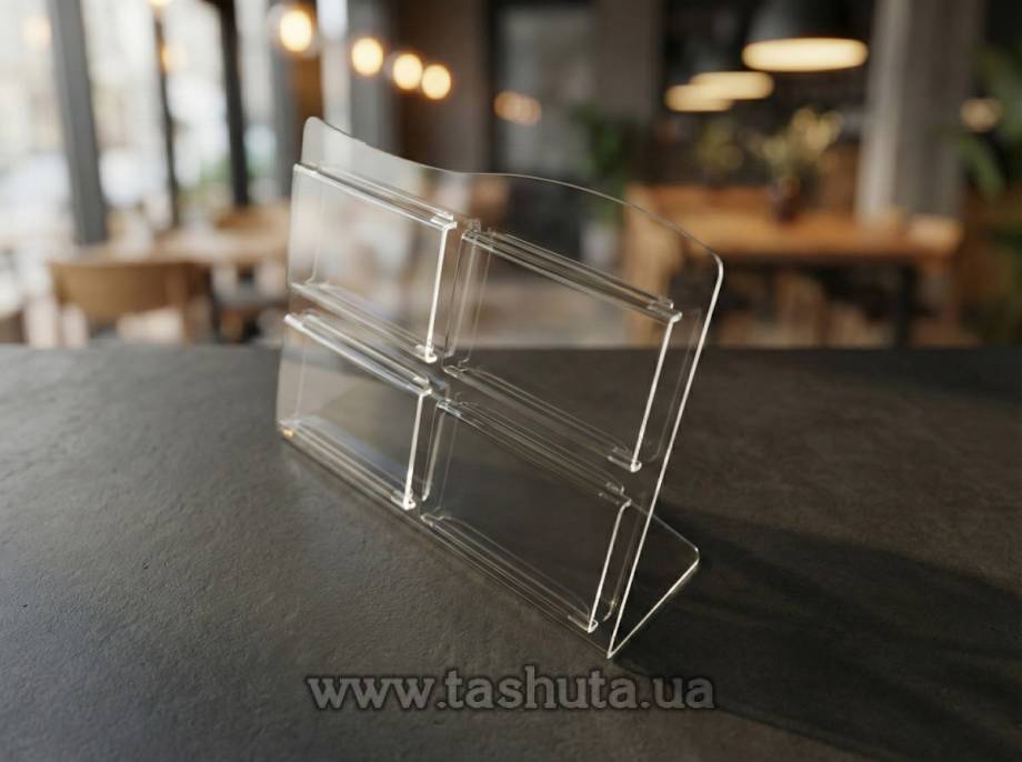 Business Card Holder 90x50mm x 4 pcs