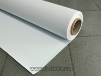 Tkanina bannerowa laminowana bez nadruku, biała