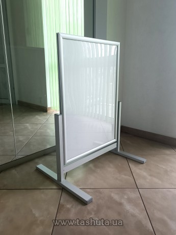 Potykacz z ramą zatrzaskową, aluminiowy, typu T, format B1