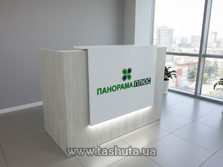 Модульная стойка администратора, стойка регистрации, 200х110х74 cм