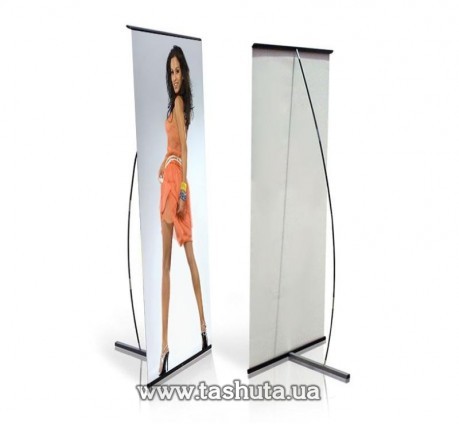 Stojak mobilny L-banner 800x1800, jedna podpora
