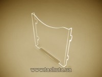 Kieszeń plastikowa do stojaków na kołkach A6 (105x148), niska