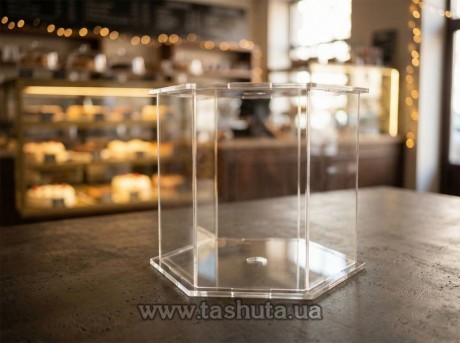 Piętro akrylowe (box) na tort 300x300mm