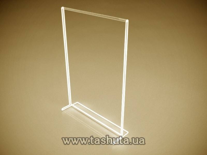 T-Shaped A5 Table Menu Holder (148x210)