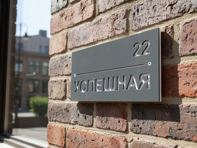 Уличная табличка двухслойная, 250х180 мм