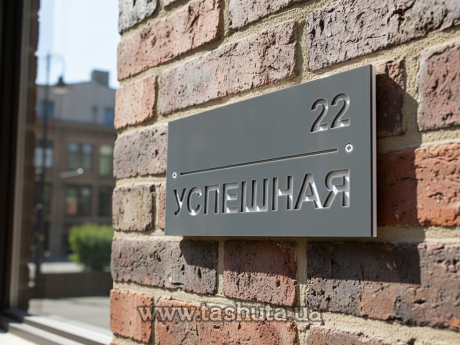 Уличная табличка двухслойная, 250х180 мм