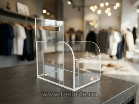 Акриловый бокс для товара 100x100x75 мм