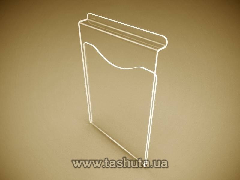 Acrylic Slatwall Pocket DL (99x210)