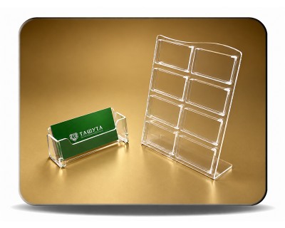 Plastic card and business card holders