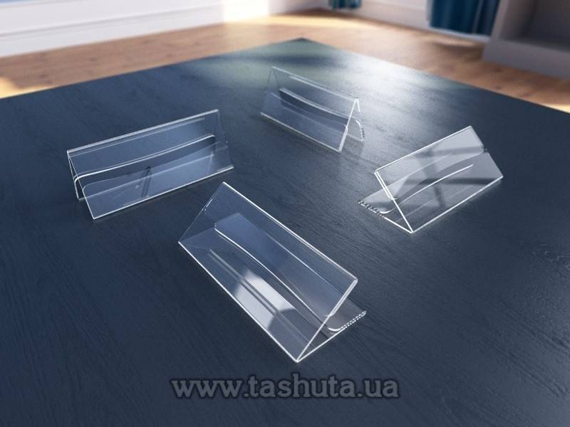 Plastic Leaflet Stands 210x80mm, Double-Sided