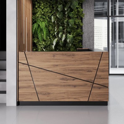 "Modern" Corner Reception Desk, 150x110x120cm