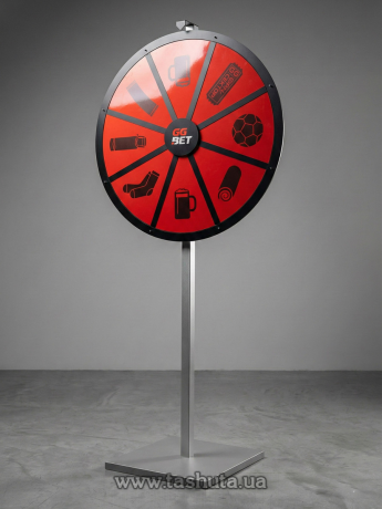 Колесо фортуни для змінної інформації, діаметр колеса 900мм