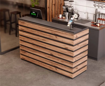 Bar Counter, Reception Desk, 120x110x62cm