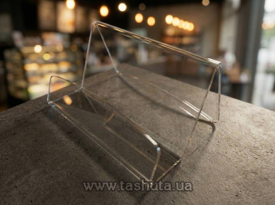 Plastic Card and Business Card Holder 90x50mm