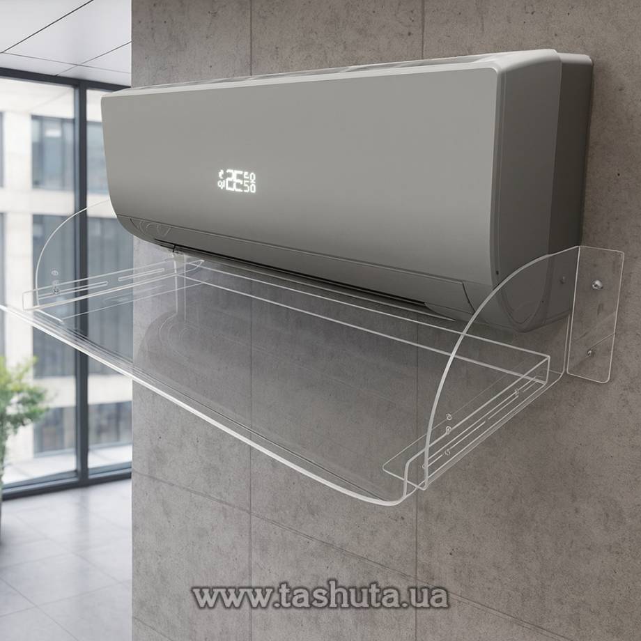Acrylic Air Conditioner Air Screen (Deflector) 1000mm Wide