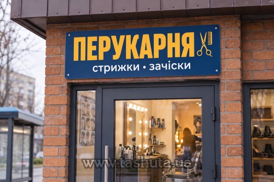Вывеска из пластика 2мм