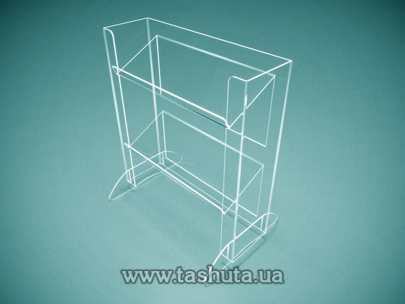 Inclined Display Shelf 340x375x100mm