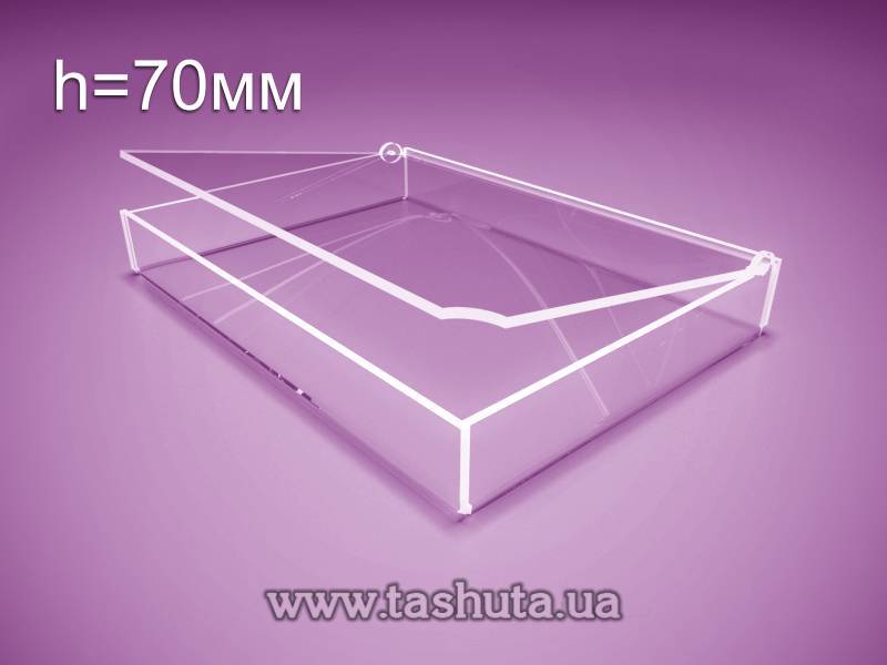 Acrylic Box, Container with Lid 300x500x70mm