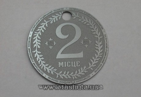 Numerek akrylowy szatniowy 60x60 mm, jednostronny