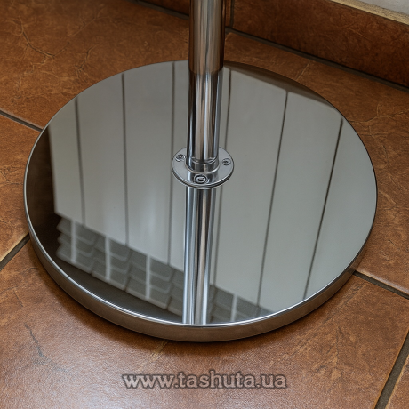 Стійка на хромованій нозі для буклетів А4 формату