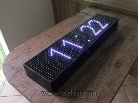 Wyświetlacz LED przewijany 640x160mm (kolor biały)