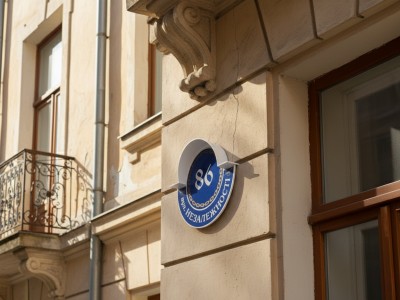 Табличка на дом с козырьком, 250х300 мм