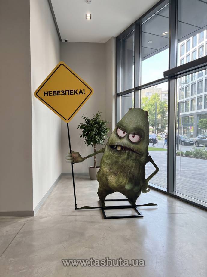 Life-Size Cut-Out on Steel Frame, Double-Sided
