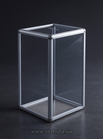 Skrzynka do głosowania z profilu aluminiowego 500x1000x500mm