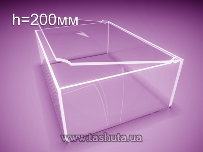 Коробка выставочная для моделей или других предметов 300*150*150мм.