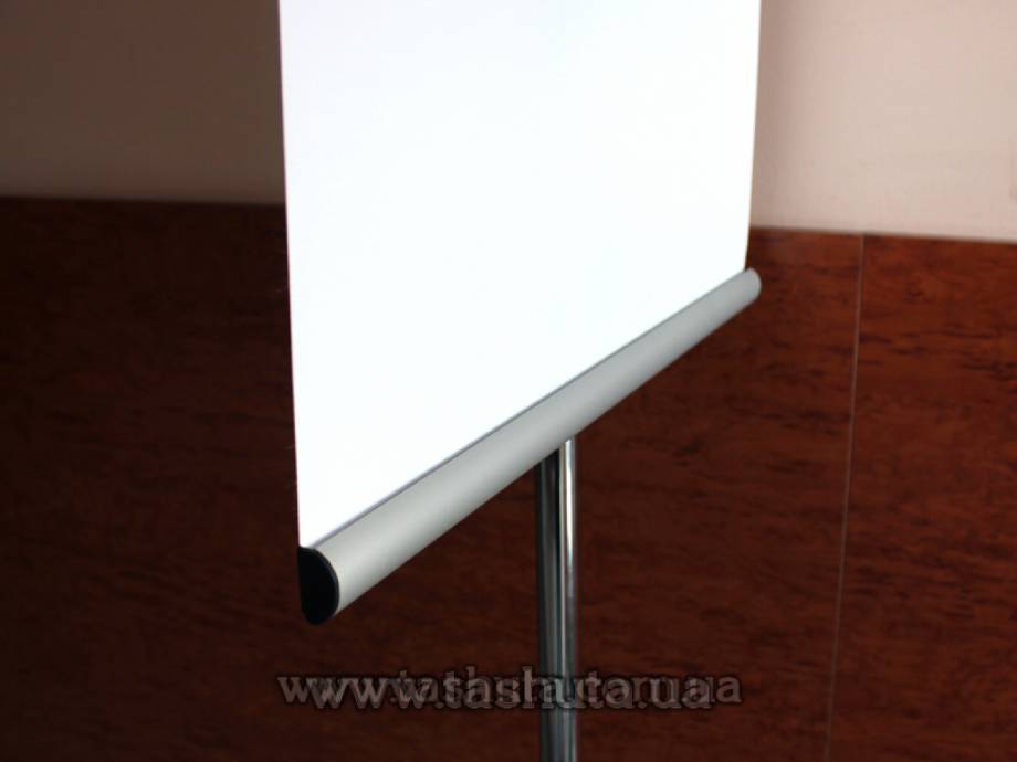 Single-Sided Information Stand with Poster Clamps 600x1600 (2A1)