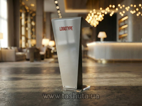 Трибуна для выступлений напольная (кафедра) с логотипом