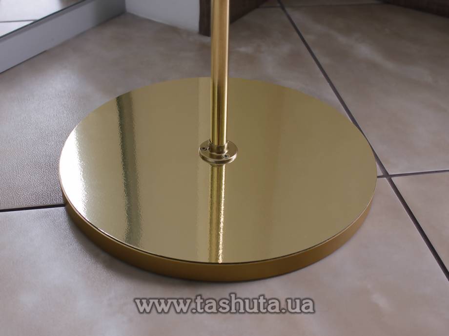 A4 Information Sign Stand, H=1100mm, Gold