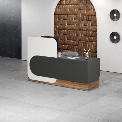 "Scandi" Office Reception Desk, 180x120x62cm