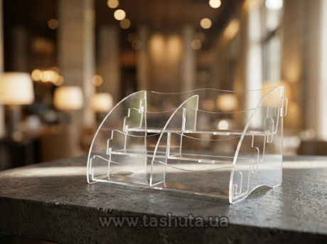 Настольная подставка для визиток 90х50мм х 6  шт