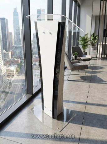 Трибуна для выступлений переносная акриловая