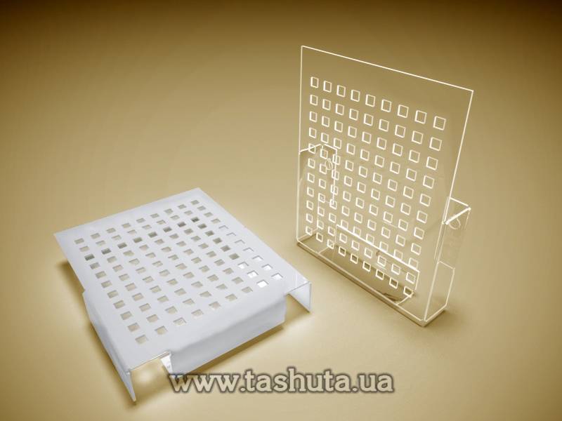 Deep Perforated Acrylic A4 Pocket